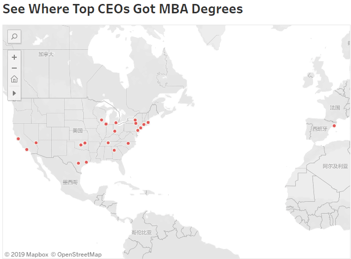 看看頂級CEO們從哪里獲得MBA學位